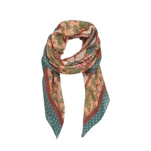 LOFT Floral Dot Square Scarf